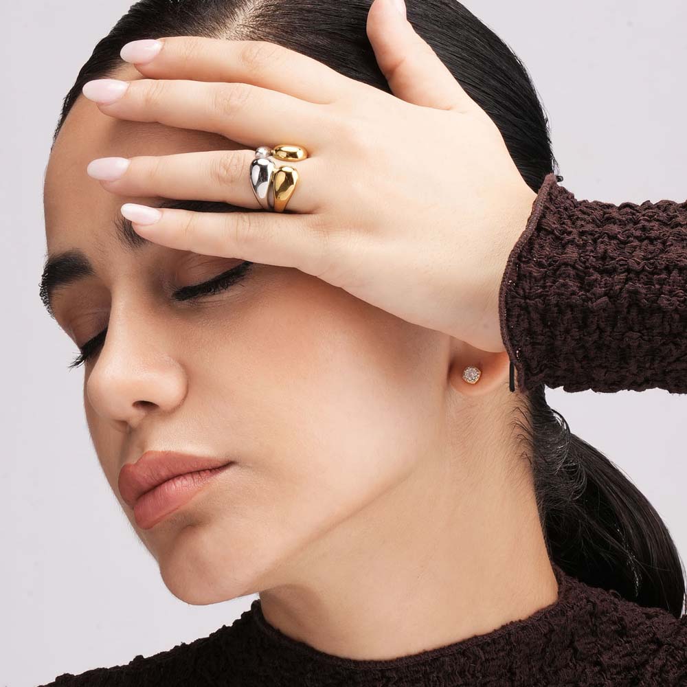 Fusion Drop Dual Tone Ring