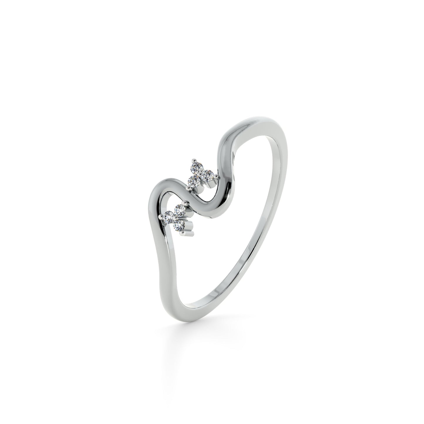 Veloura 9KT Gold Lab Grown Diamond Ring