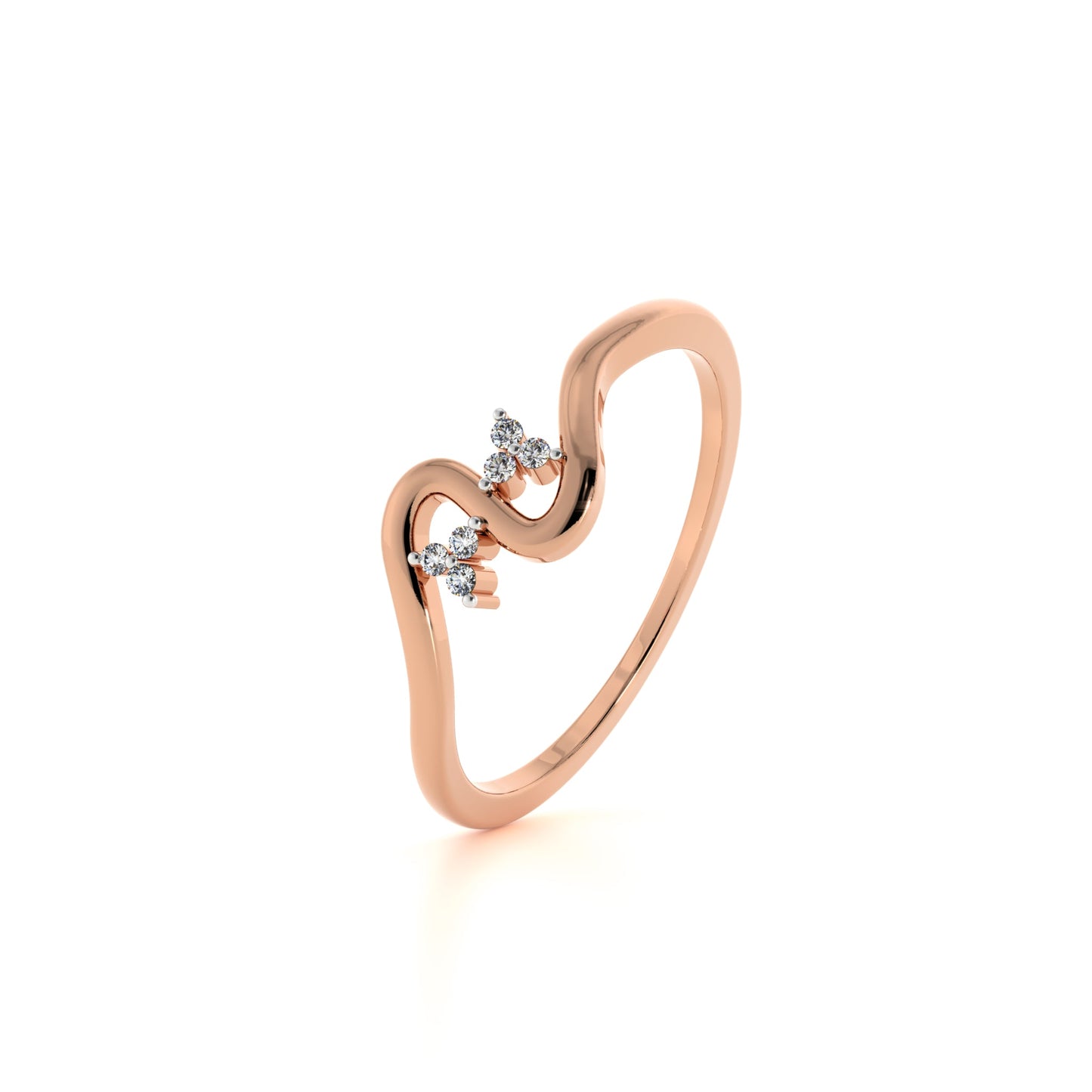 Veloura 9KT Gold Lab Grown Diamond Ring