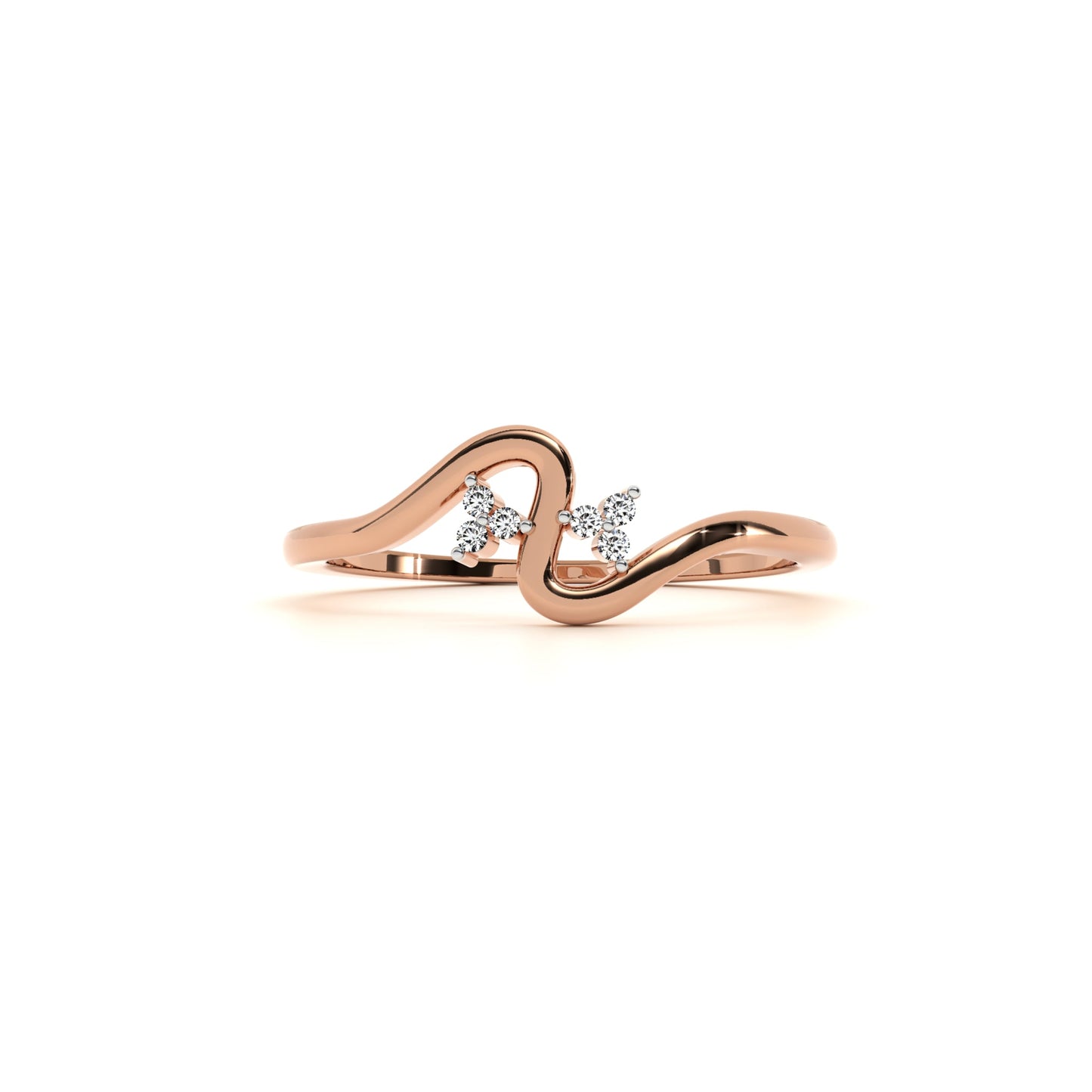 Veloura 9KT Gold Lab Grown Diamond Ring