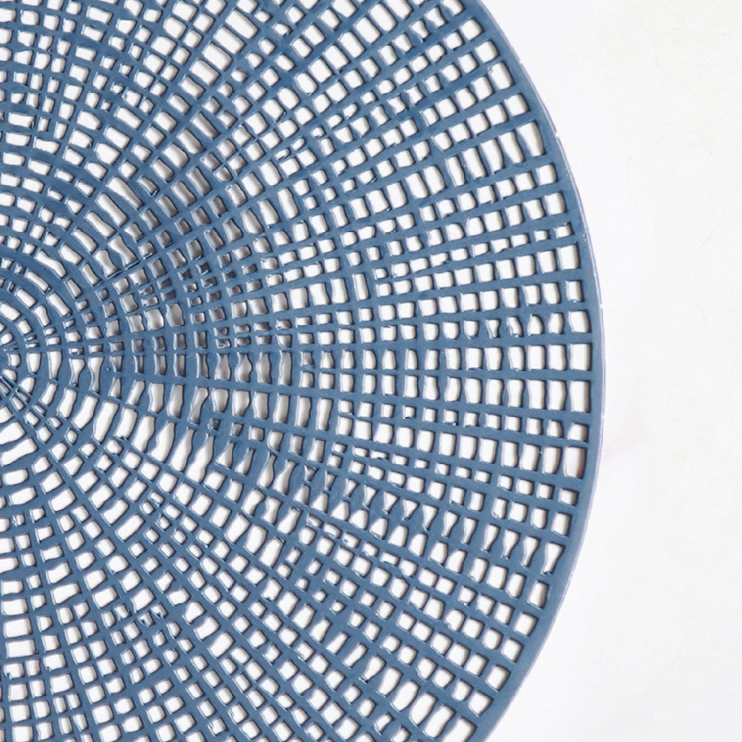 Radial Blue Web Placemat Set Of 6