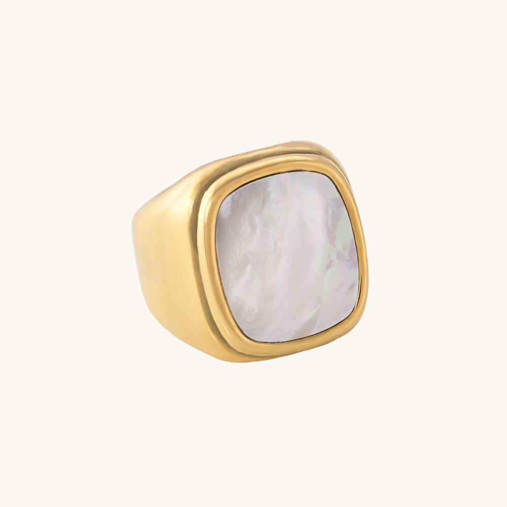 White Galaxy Ring