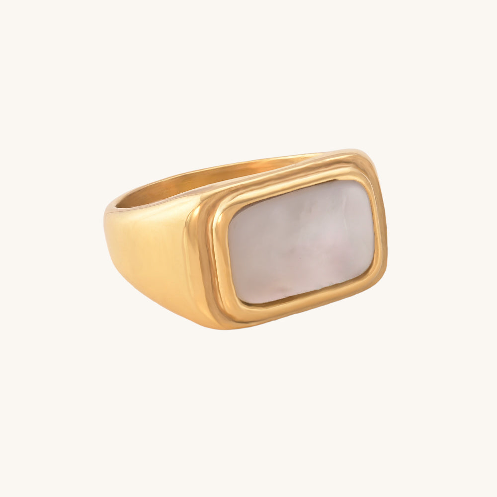 White Shell Ring