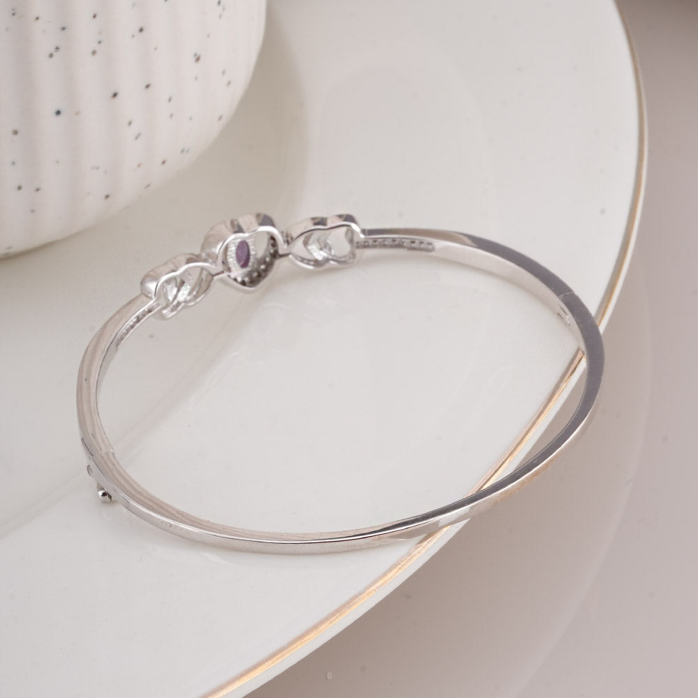 Love's Token 925 Sterling Silver Bangle Bracelet