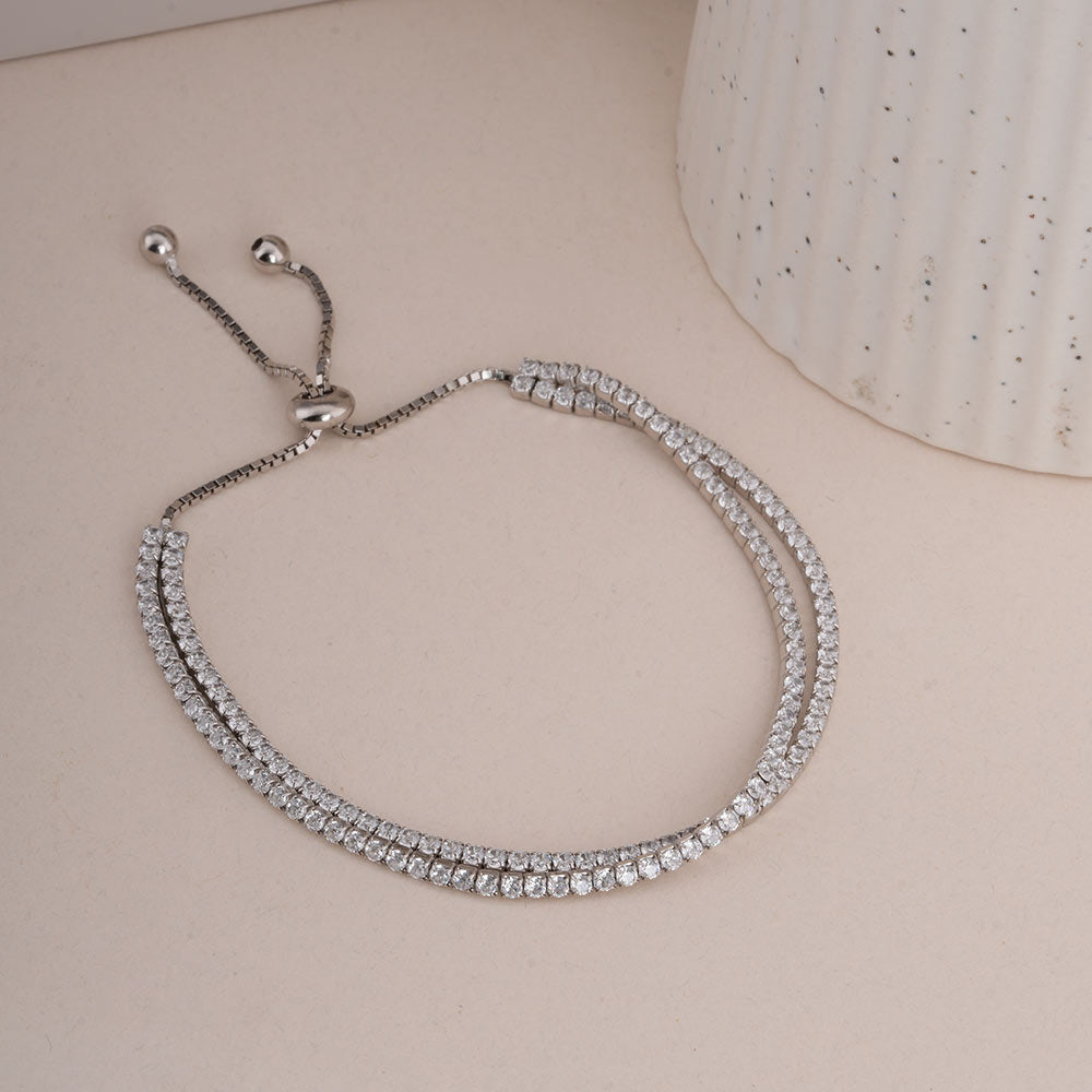 Infinity Wrap 925 Sterling Silver Bracelet