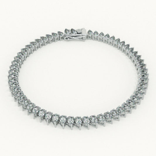 Luxe Radiance Tennis Bracelet