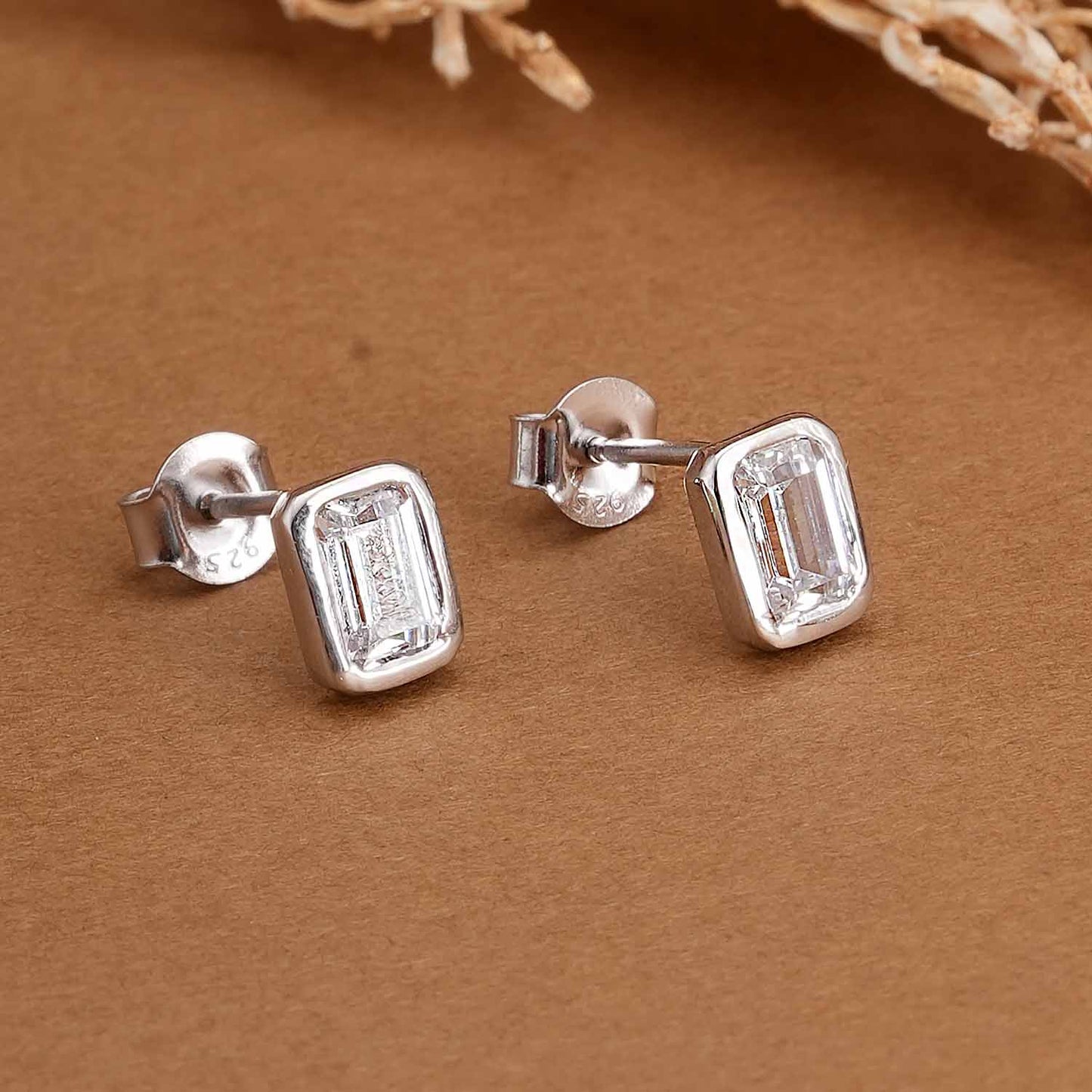 Veridian Spark 925 Sterling Silver Studs