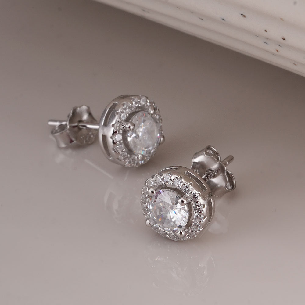 Aura Glow 925 Sterling Silver Earrings