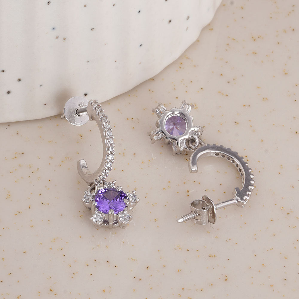 Twinkling Star 925 Sterling Silver Earrings