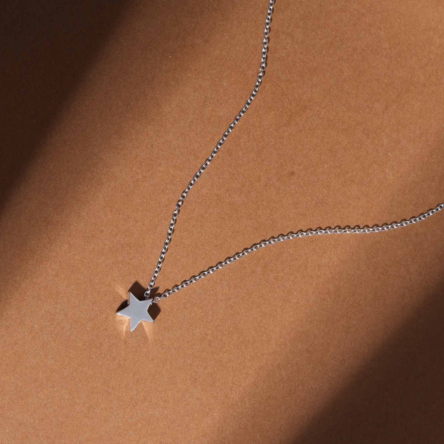 Minimalist Star 925 Sterling Silver Necklace