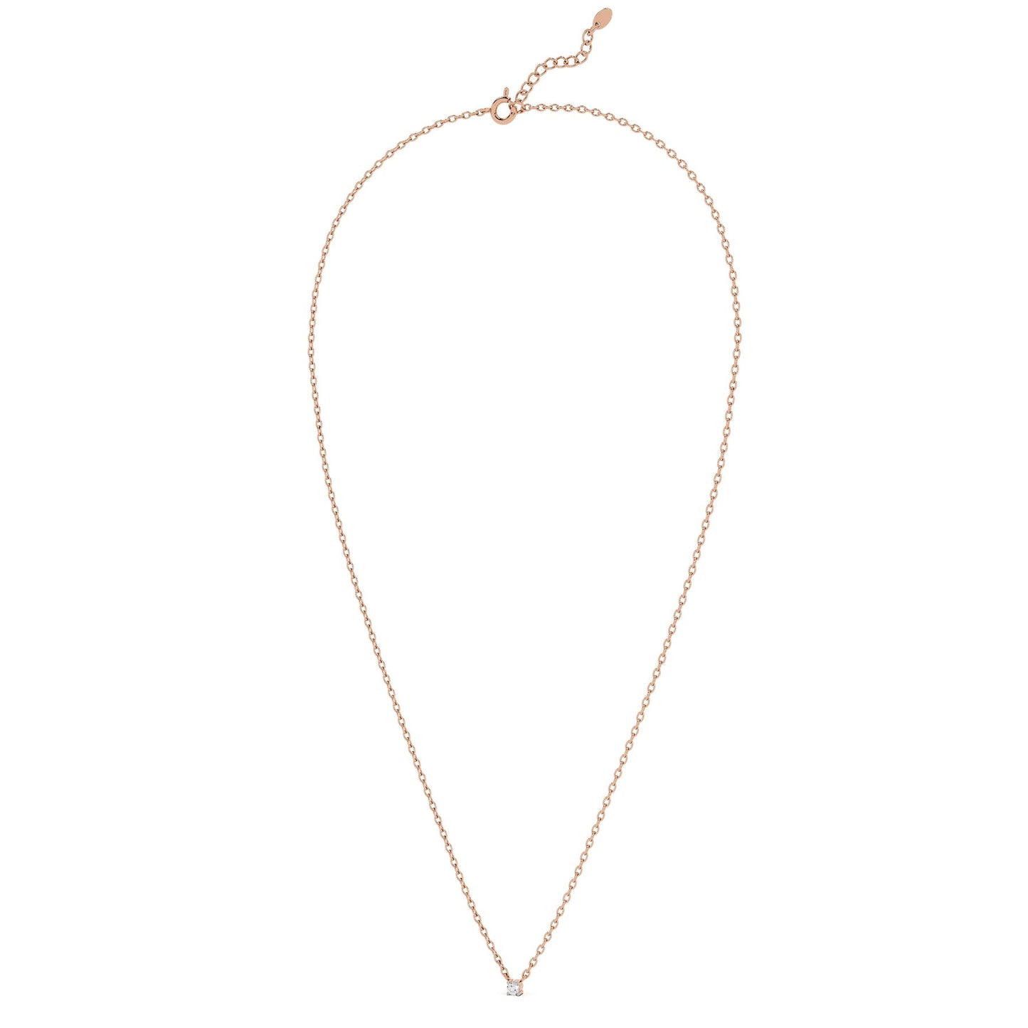 0.06 Carat Solo Glow 9KT Gold Lab Grown Diamond Pendant