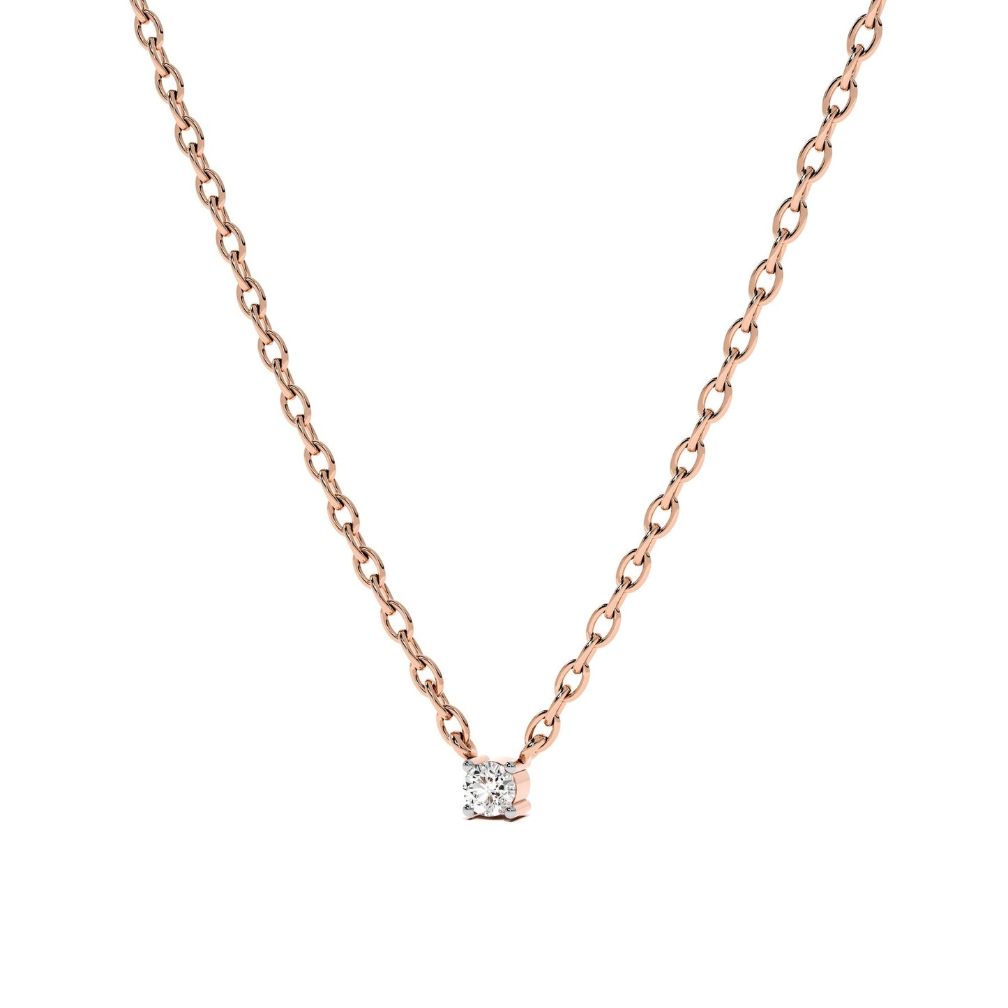 0.06 Carat Solo Glow 9KT Gold Lab Grown Diamond Pendant