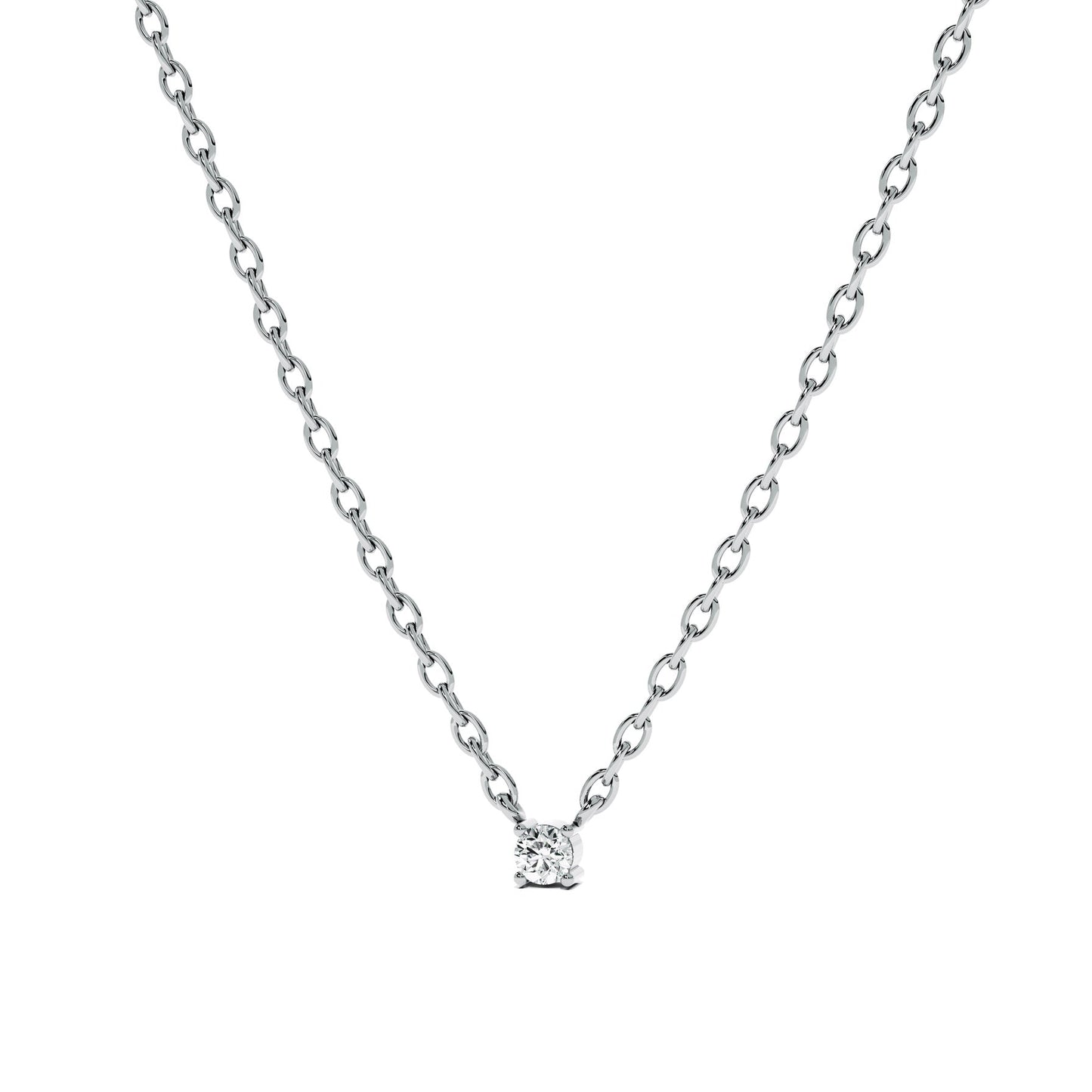0.06 Carat Solo Glow 9KT Gold Lab Grown Diamond Pendant