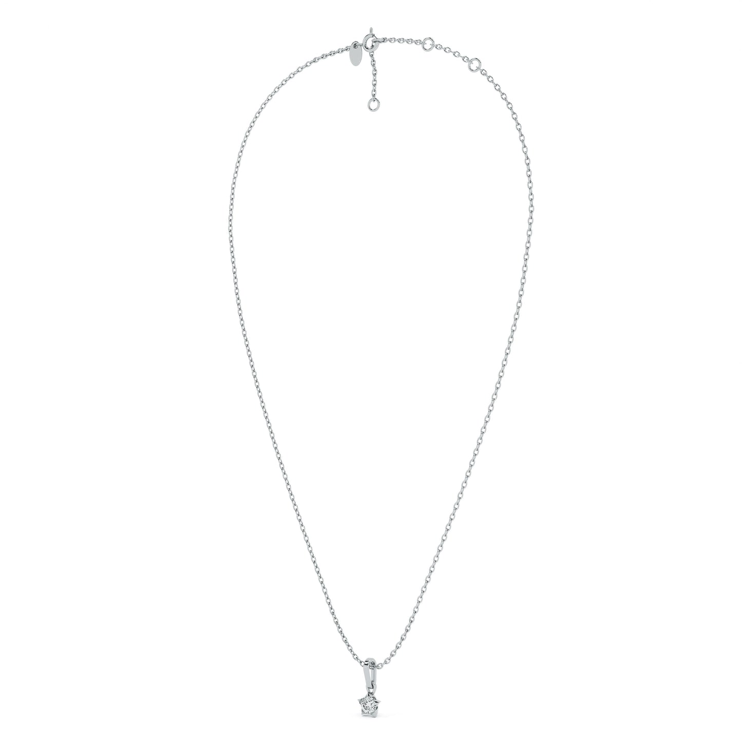0.31 Carat Dainty Lumina 9KT Gold Lab Grown Diamond Necklace