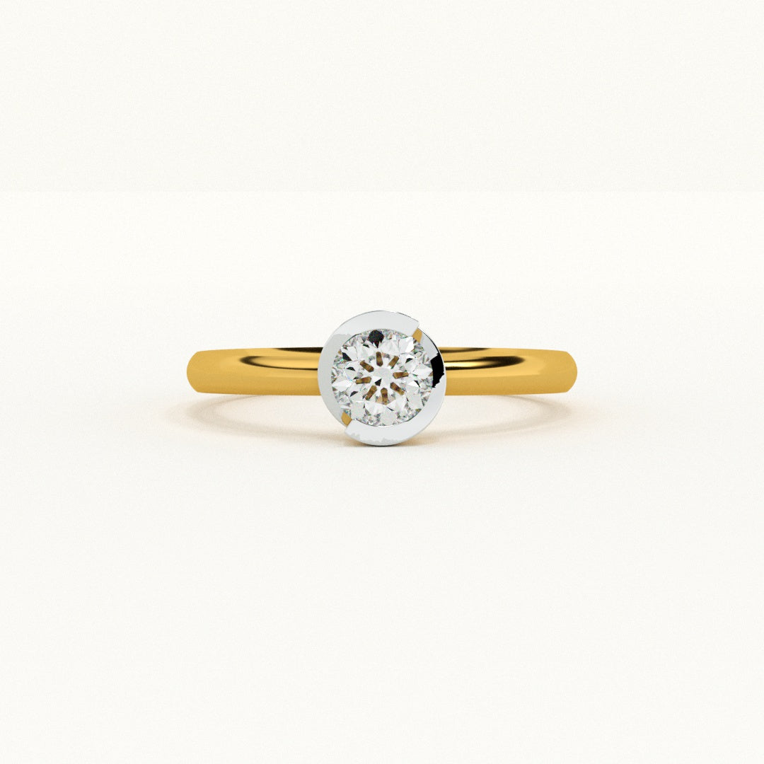 Zenith Spark 9KT Gold Lab Grown Diamond Ring