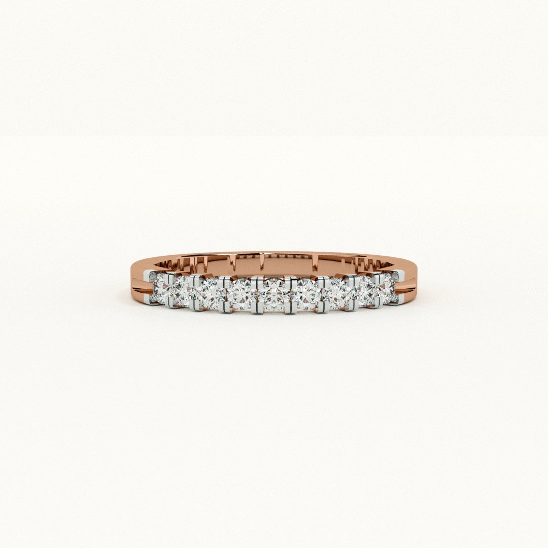 Twilight Gleam Eternity 9KT Gold Lab Grown Diamond Ring