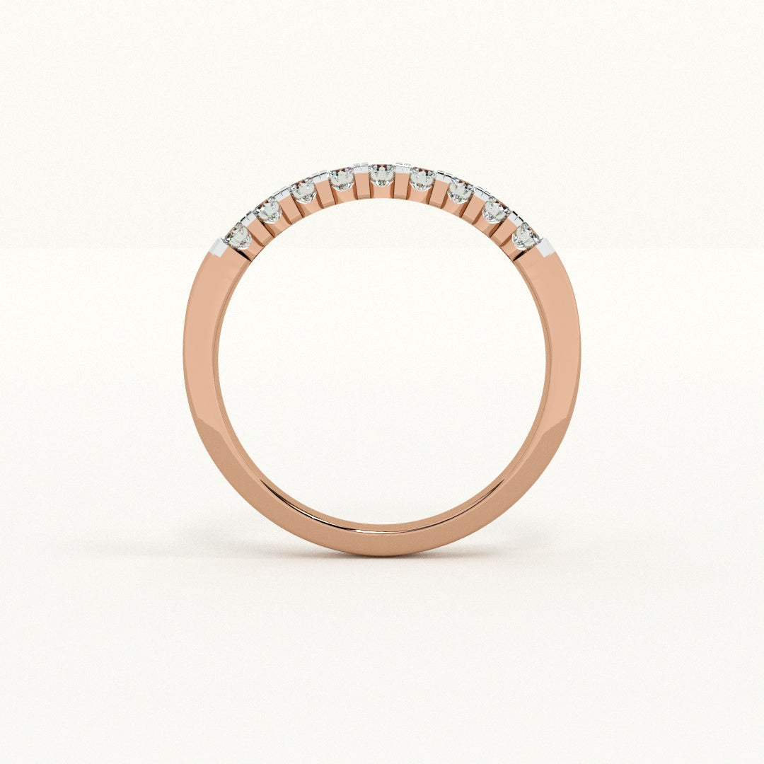 Twilight Gleam Eternity 9KT Gold Lab Grown Diamond Ring