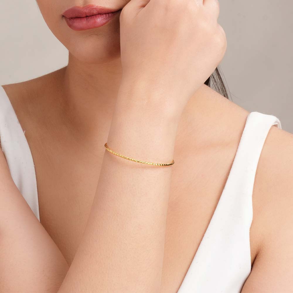 Minimal Twist Cuff Bracelet