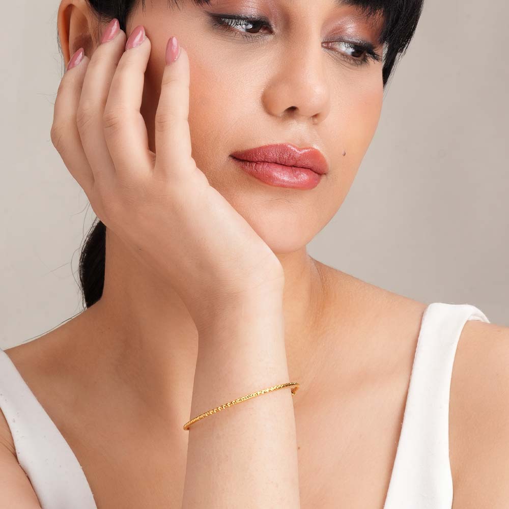 Minimal Twist Cuff Bracelet