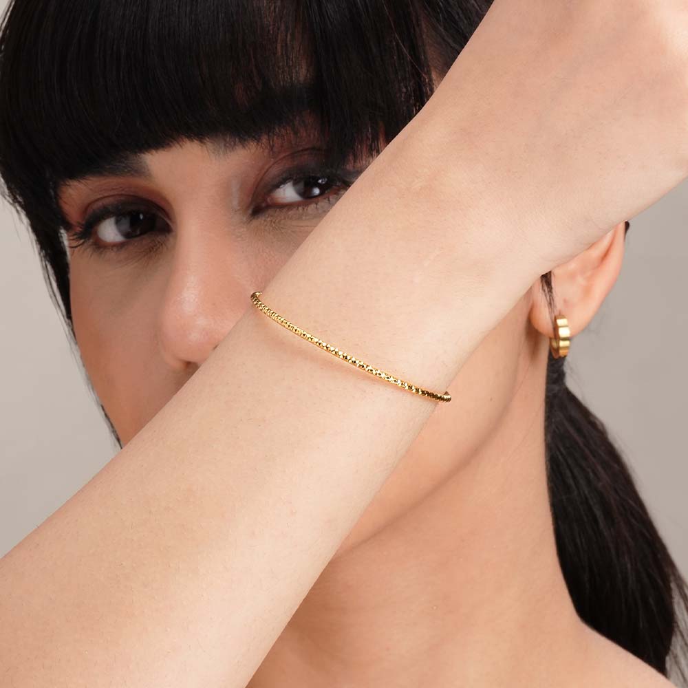 Minimal Twist Cuff Bracelet