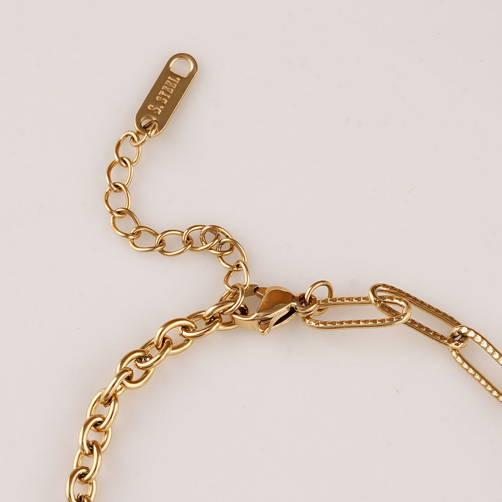 Heart Link Chain Bracelet