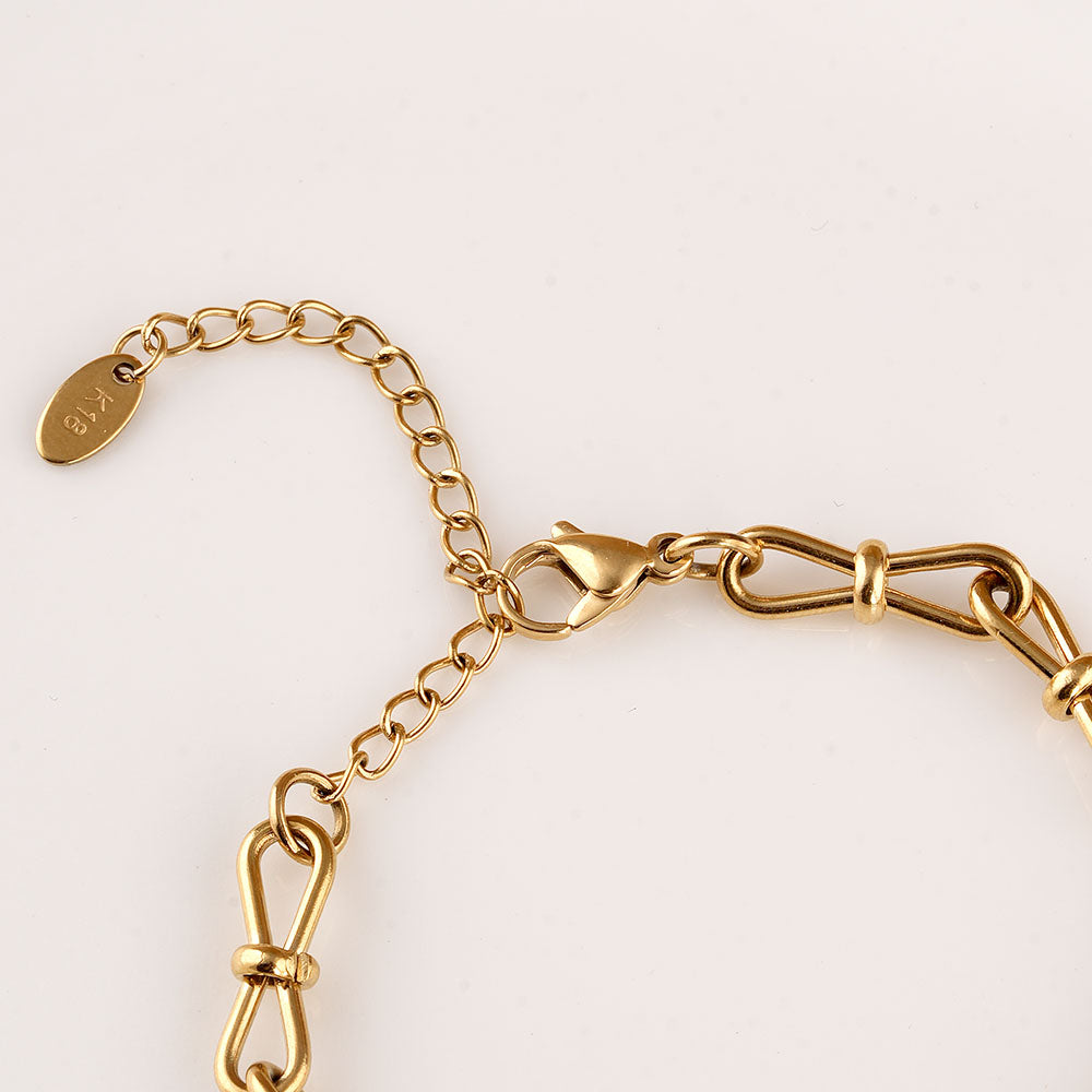 Abstract Link Bracelet