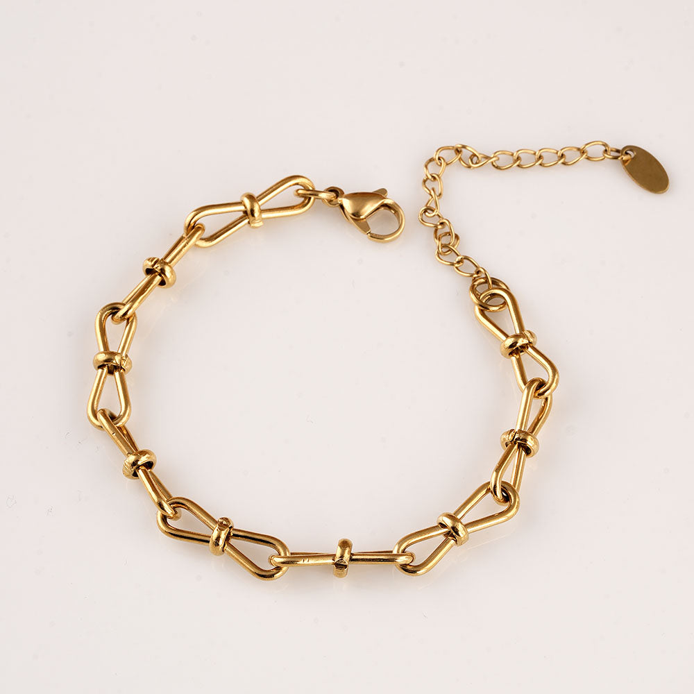 Abstract Link Bracelet