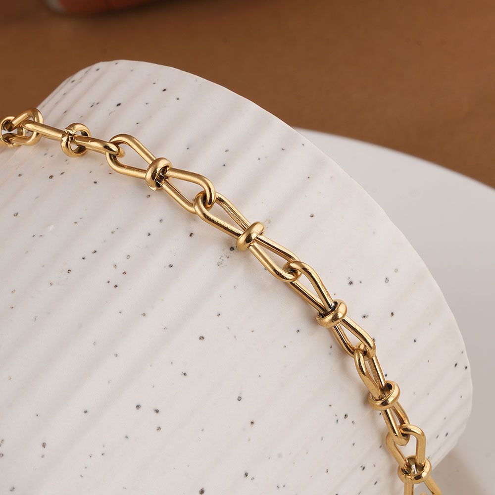 Abstract Link Bracelet