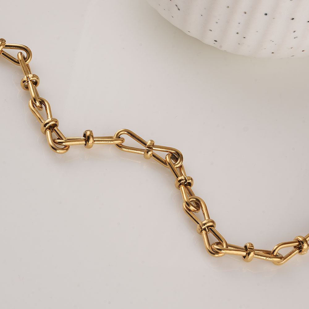 Abstract Link Bracelet