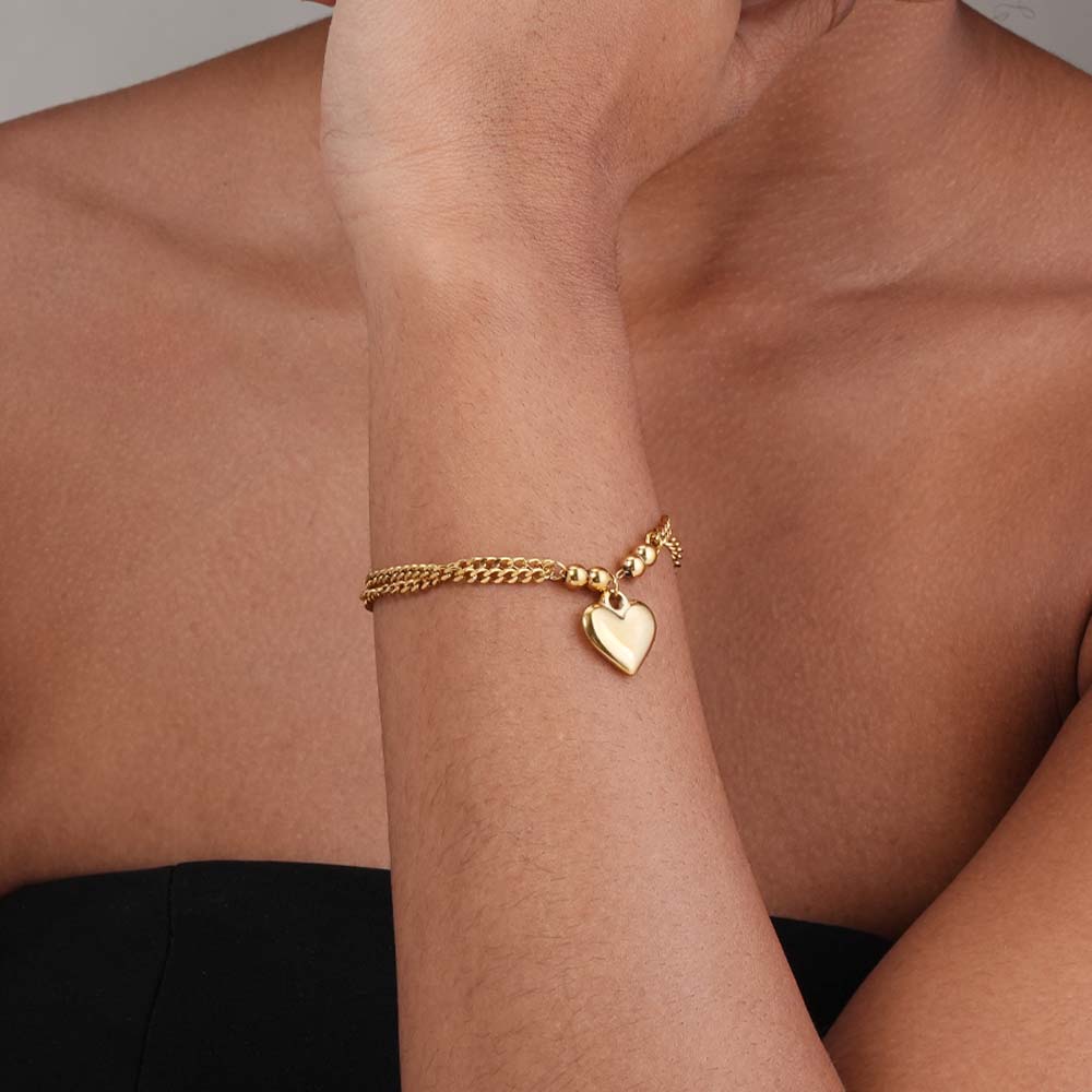 Luxe Amour Gold Bracelet