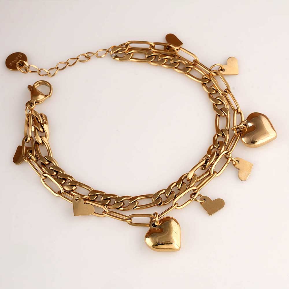 Heartstrings Luxe Gold Bracelet