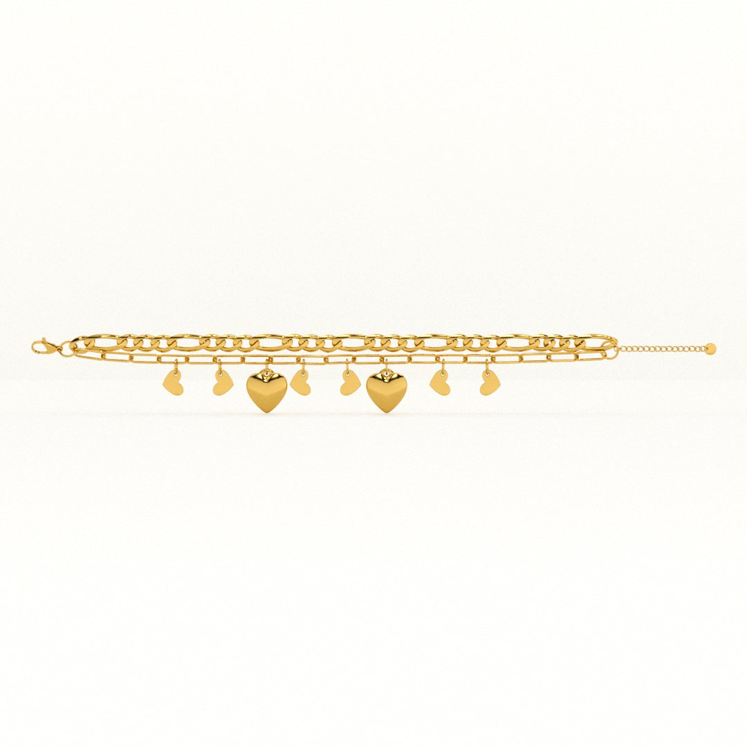 Heartstrings Luxe Gold Bracelet