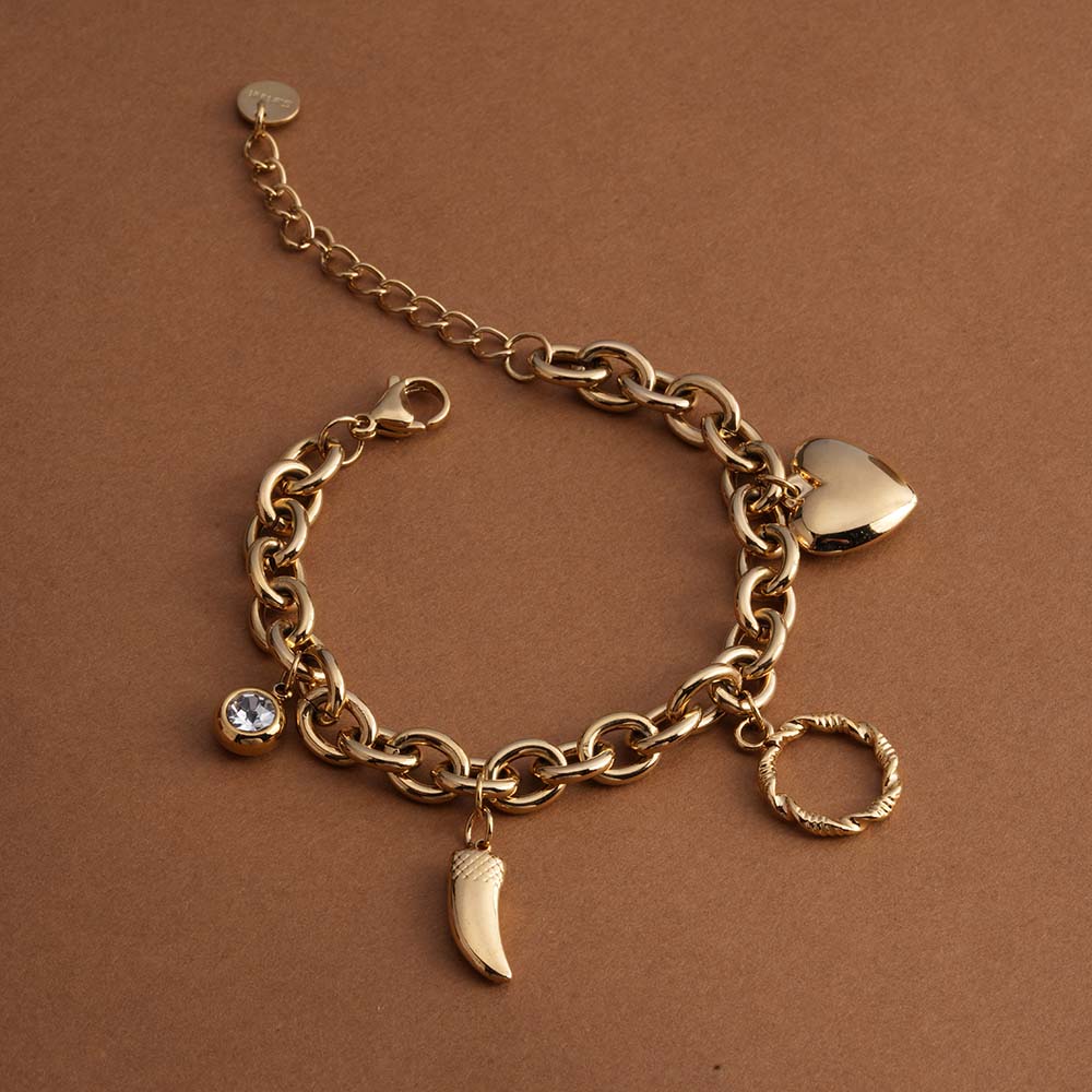 Fierce Heart Gold Bracelet