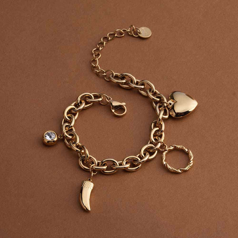 Fierce Heart Gold Bracelet