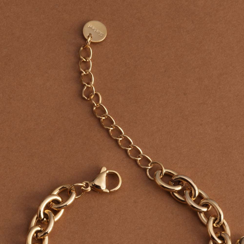Fierce Heart Gold Bracelet