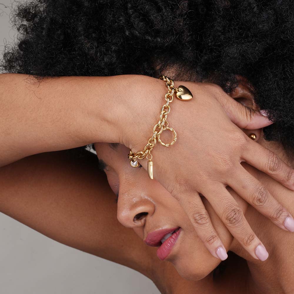 Fierce Heart Gold Bracelet