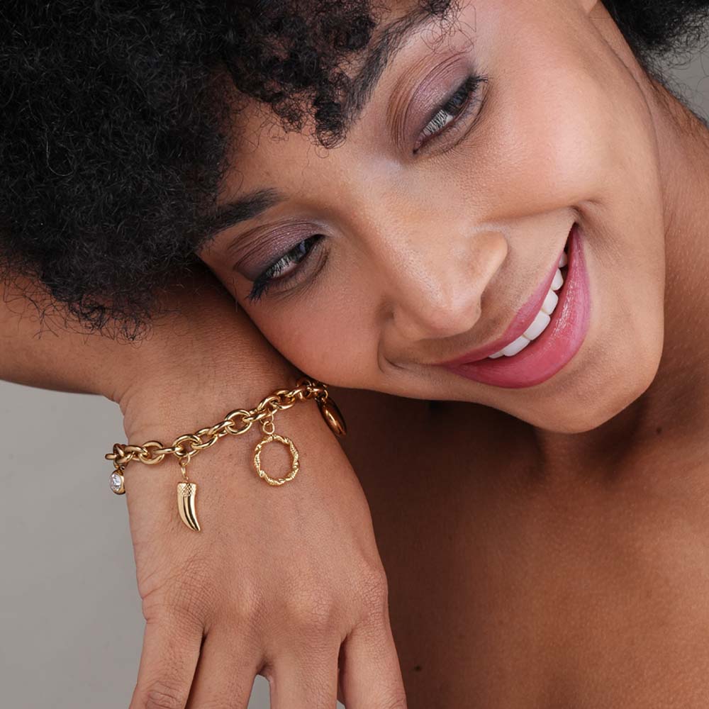 Fierce Heart Gold Bracelet