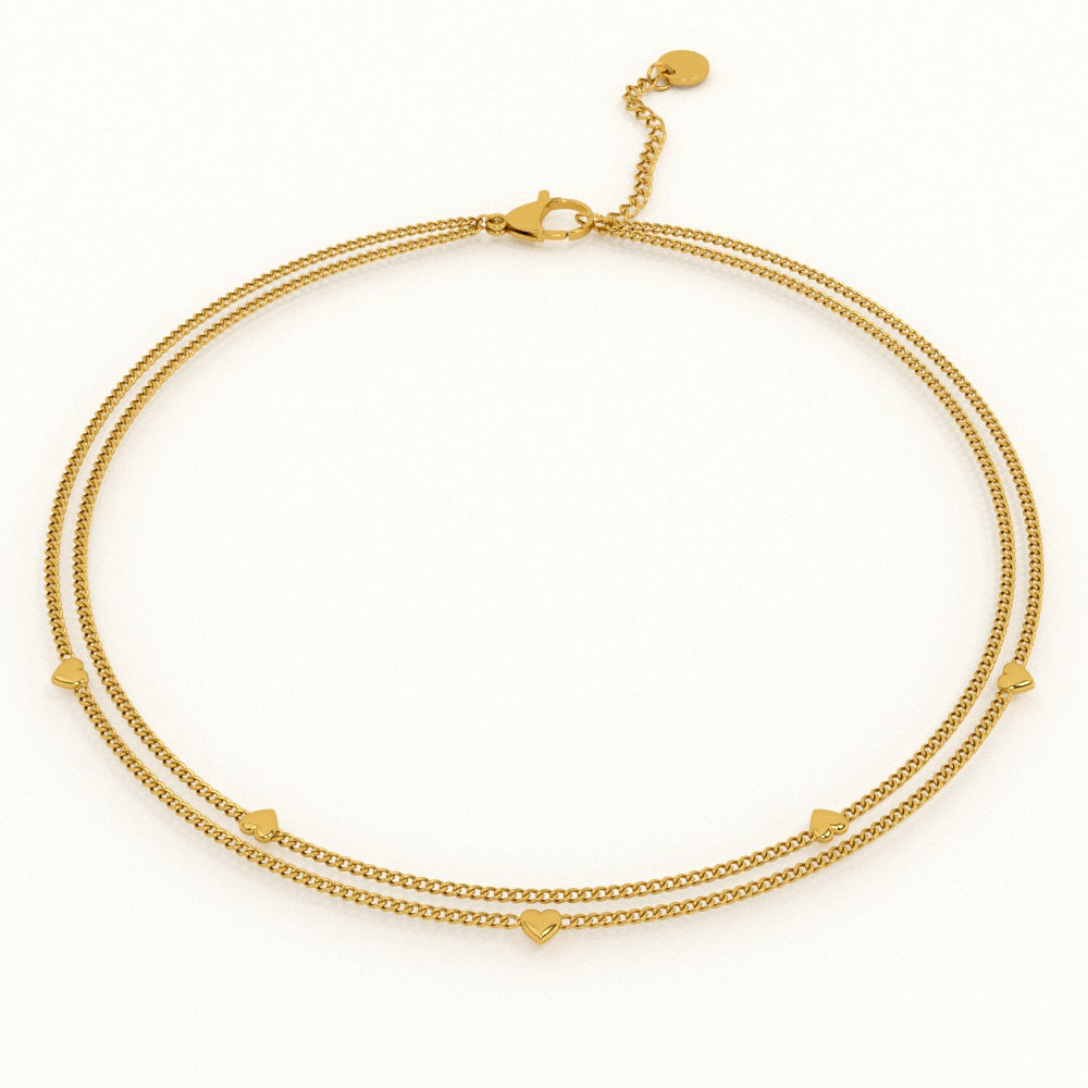 Lustrous Love Gold Bracelet