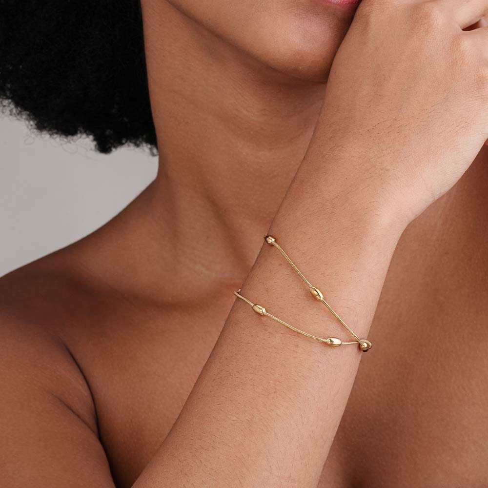 Golden Orbit Bracelet
