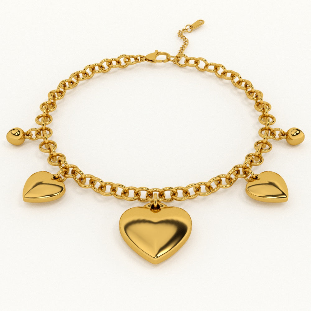 Multiple Love Charm Bracelet