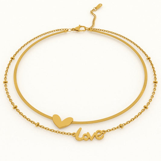 Heartfelt "Love" Strand Bracelet