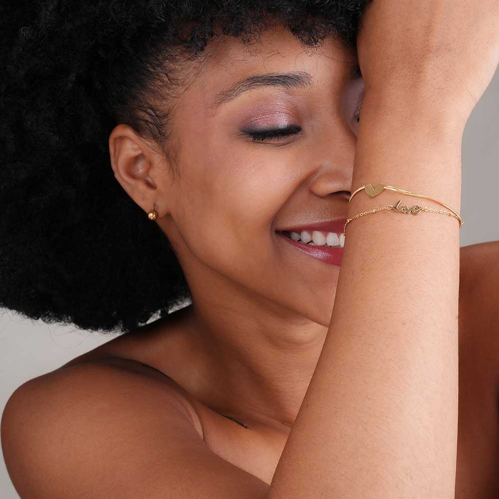 Heartfelt "Love" Strand Bracelet