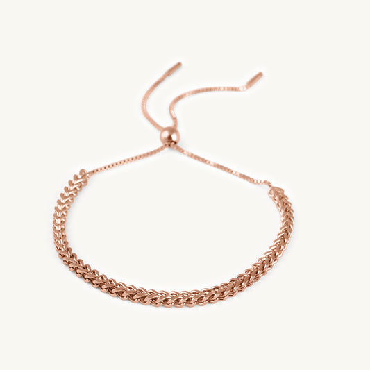 Patterned Weave Chain Bracelet