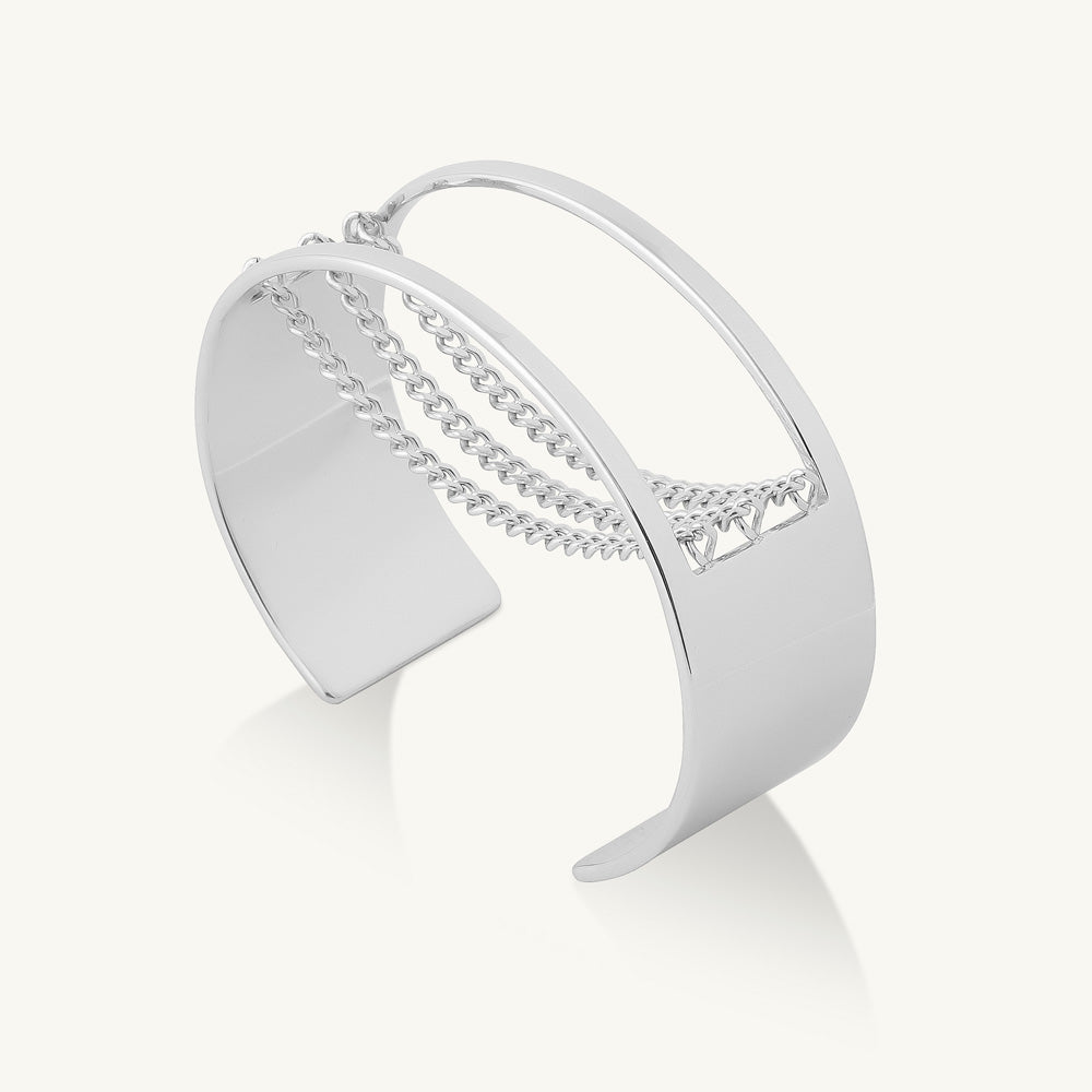 Regal Matte-Finish Cuff bracelet