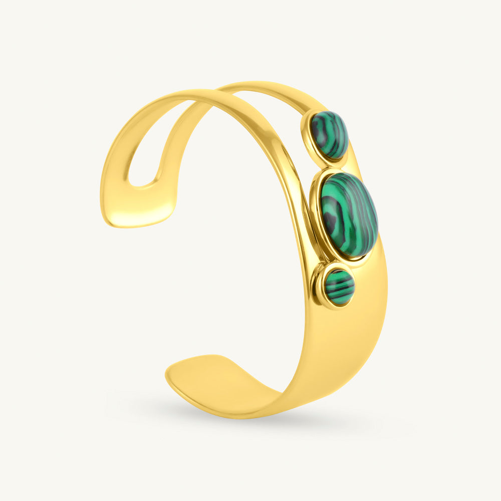 Luxe Stone Cuff Bracelet