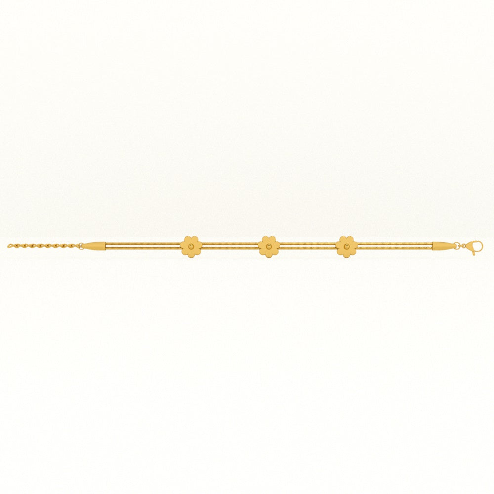Golden Blossom Strand Bracelet