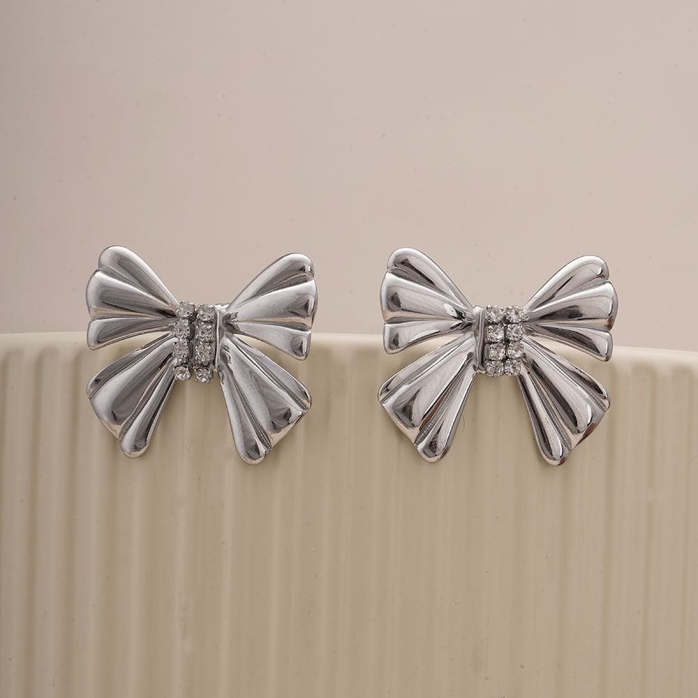 Sparkly Bow Earrings
