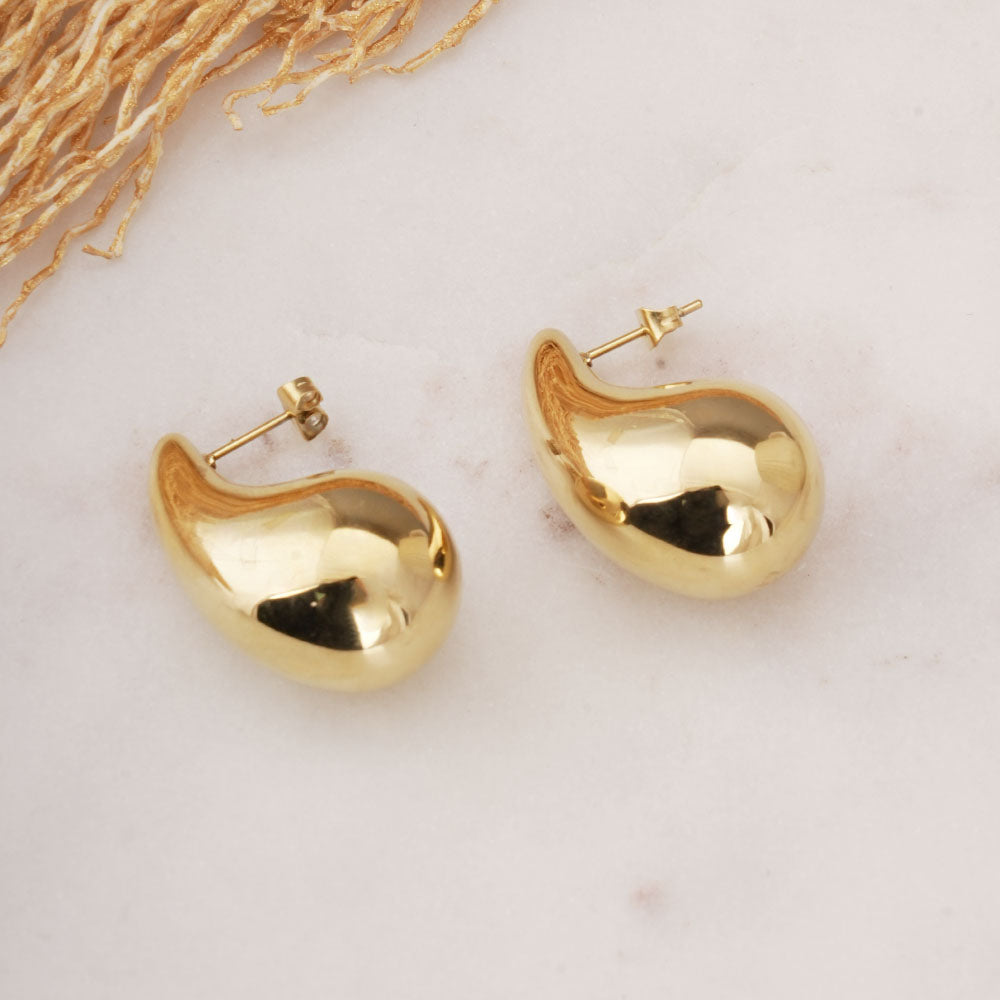 Trendy Plain Teardrop Earrings