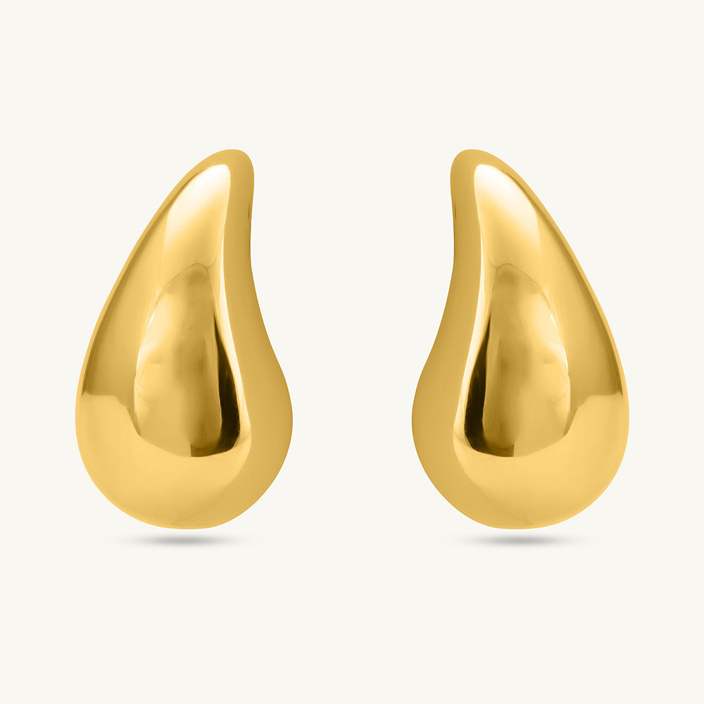 Trendy Plain Teardrop Earrings