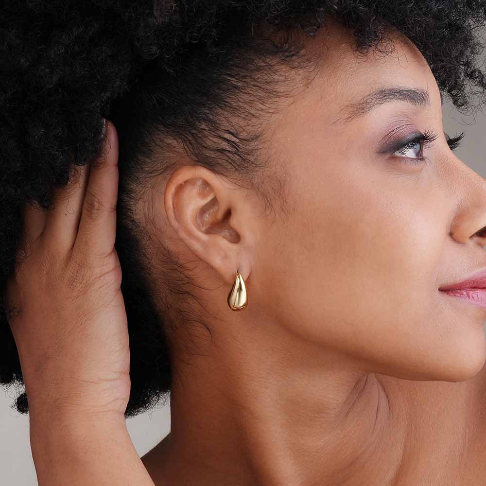 Trendy Plain Teardrop Earrings